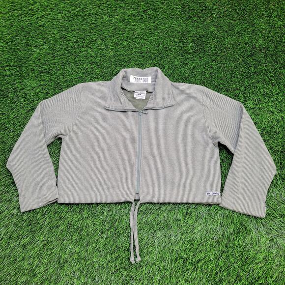 Vintage NO-Limits Cropped Jacket Women Medium 20x16 Ribbed USA - Picture 1 of 12